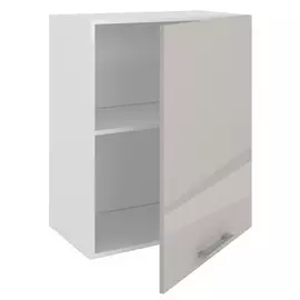 фасад АВЕРНО 596x716x16мм лакированная ЛДСП серый перламутровый