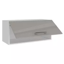 фасад АВЕРНО 796x356x16мм лакированная ЛДСП серый перламутровый