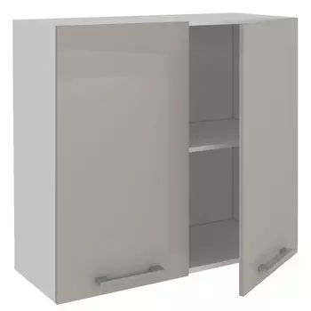 фасад АВЕРНО 796x716x16мм лакированная ЛДСП серый перламутровый