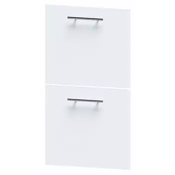 фасад Бланш с 2 ящиками 400х360 белый ЛДСП