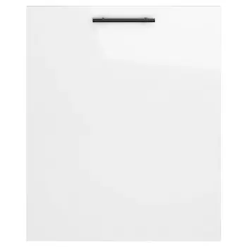 фасад для ПММ Белый глянец 716х596мм с ручкой МДФ/ЛДСП