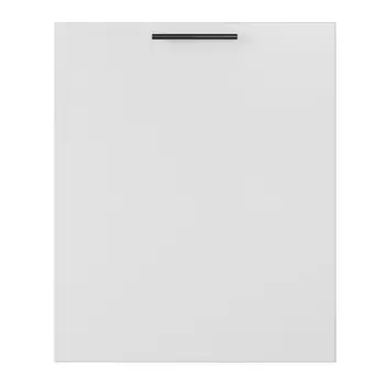 фасад для ПММ Белый лед 716х596мм с ручкой МДФ/ЛДСП