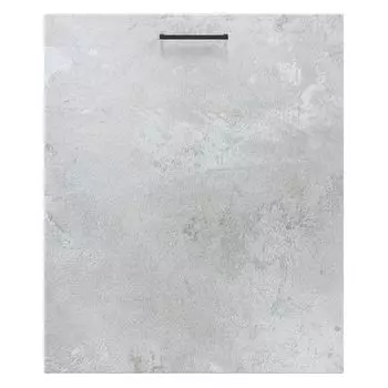 фасад Амо для ПММ 596x716мм МДФ бетон светлый