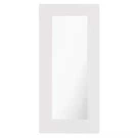 фасад МДФ с матовым стеклом 296х716мм софт Сантьяго гладкий