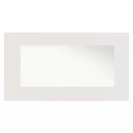 фасад МДФ с матовым стеклом 596х356мм софт Сантьяго гладкий