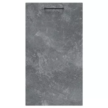 фасад Неро 396x716мм МДФ бетон темный