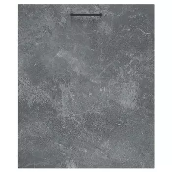 фасад Неро для ПММ 596x716мм МДФ бетон темный