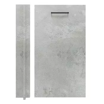 фасад Амо с уголком 396x716мм МДФ бетон светлый