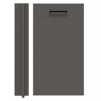 фасад Ханна с уголком 396x716мм МДФ серый софт