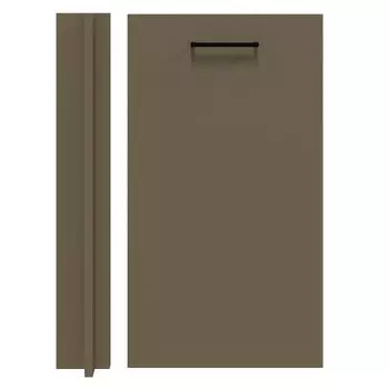 фасад Софи с уголком 396x716мм МДФ латте софт