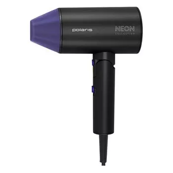 фен Polaris HD 2120Ti 2400 Вт 2 реж. черный/фиолетовый