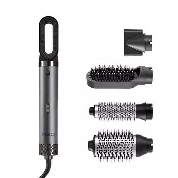 фен-щетка RED SOLUTION MS002 1000Вт 5 насадок ионизация графит