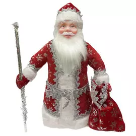 фигура Дед Мороз 40см в красной шубе