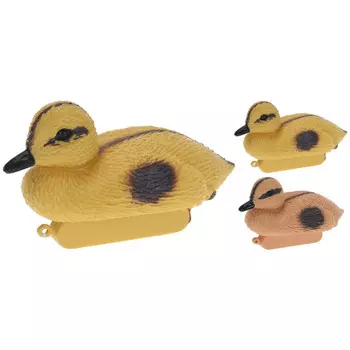 фигура плавающая Утенок 12х6х7см пластик в асс-те
