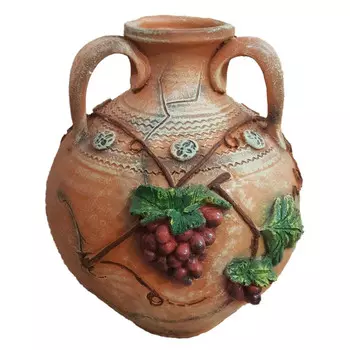 фигура садовая Амфора с виноградом 27см