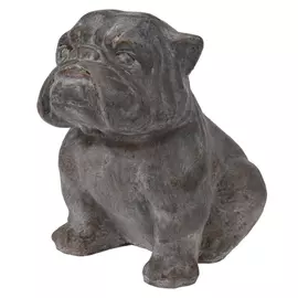 фигура садовая Бульдог 42см цемент серый