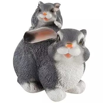 фигура садовая Два зайца 19см