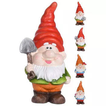 фигура садовая Гном 120х90х235мм керамика в асс-те