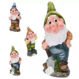 фигура садовая Гном 30см керамика в асс-те