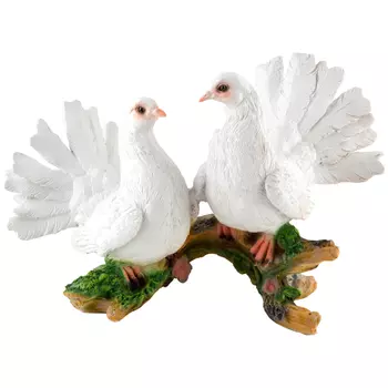 фигура садовая Голуби 38см полистоун