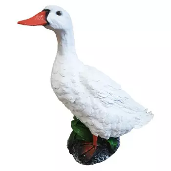 фигура садовая Гусь белый 26см полистоун