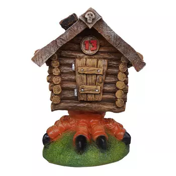 фигура садовая Избушка 32см полистоун