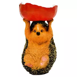 фигура садовая Ёжик-поильник 23см