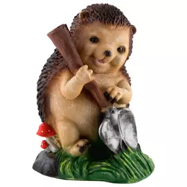 фигура садовая Ёжик с лопатой 31см