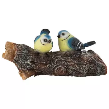 фигура садовая навесная Птицы на ветке 11см полистоун