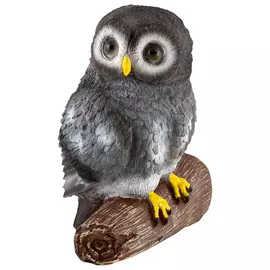 фигура садовая навесная Сова на ветке 23см