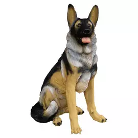 фигура садовая Собака овчарка 85см полистоун