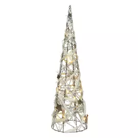 фигура световая Ель-конус 40см 15LED тёплый белый