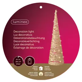 фигура световая Ель-конус 58см 30LED теплый белый