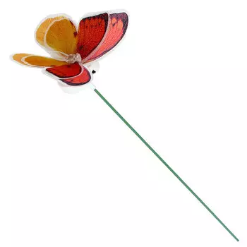 фигурка Бабочка четыре крыла INBLOOM на стержне 54см ПВХ на батарейках в асс-те