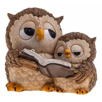 фигурка LEFARD Cовята итри 10х9х8см полистоун