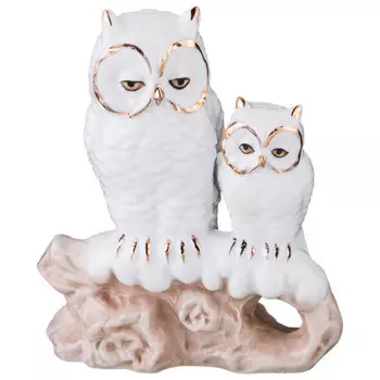фигурка LEFARD Полярные совы 9х5х10см фарфор