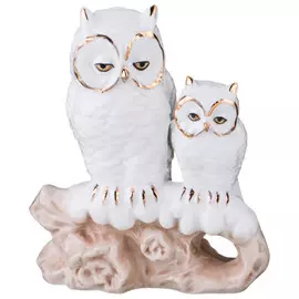 фигурка LEFARD Полярные совы 9х5х10см фарфор