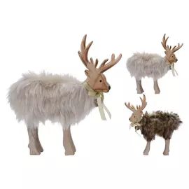 фигурка Олень пушистый 20см в асс-те