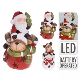 фигурка с подсветкой Новогодняя 18см в асс-те