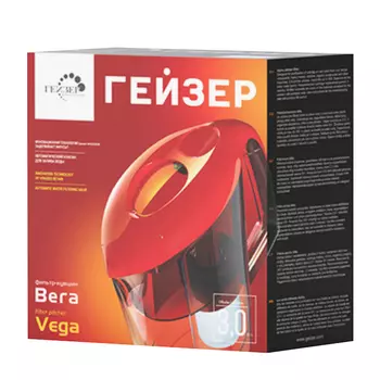 фильтр-кувшин ГЕЙЗЕР Вега 3л оранжевый