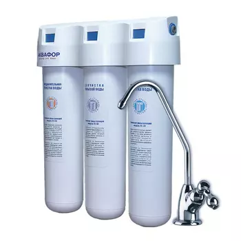 фильтр проточный стационарный АКВАФОР Кристалл Н для жесткой воды