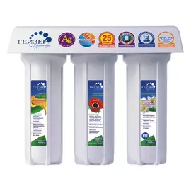 фильтр проточный стационарный ГЕЙЗЕР-3ИВ Люкс для мягкой воды