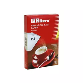 фильтры для кофе FILTERO 1х4/40 белые