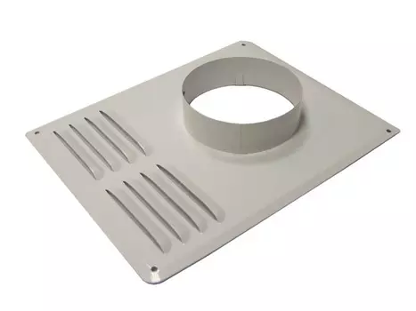 фланец с жалюзи для воздуховода d120