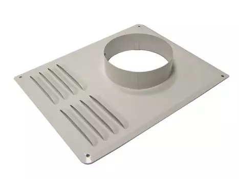фланец с жалюзи для воздуховода d125