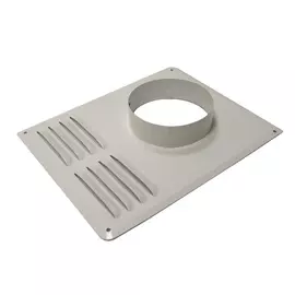 фланец с жалюзи для воздуховода, диаметр 125 мм
