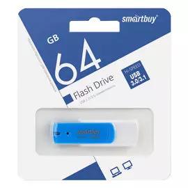 флеш-накопитель USB SMARTBUY Diamond Blue UFD 3.0 64GB