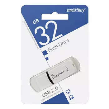 флеш-накопитель USB SMARTBUY Paean White 32GB