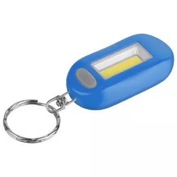 фонарь-брелок NAVIGATOR 1СOB 1Вт LED CR2032 3 реж синий