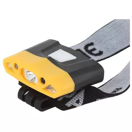 фонарь налобный ЭРА GA-804 3Вт аккумулятор сенсорное выключение 5 режимов черный